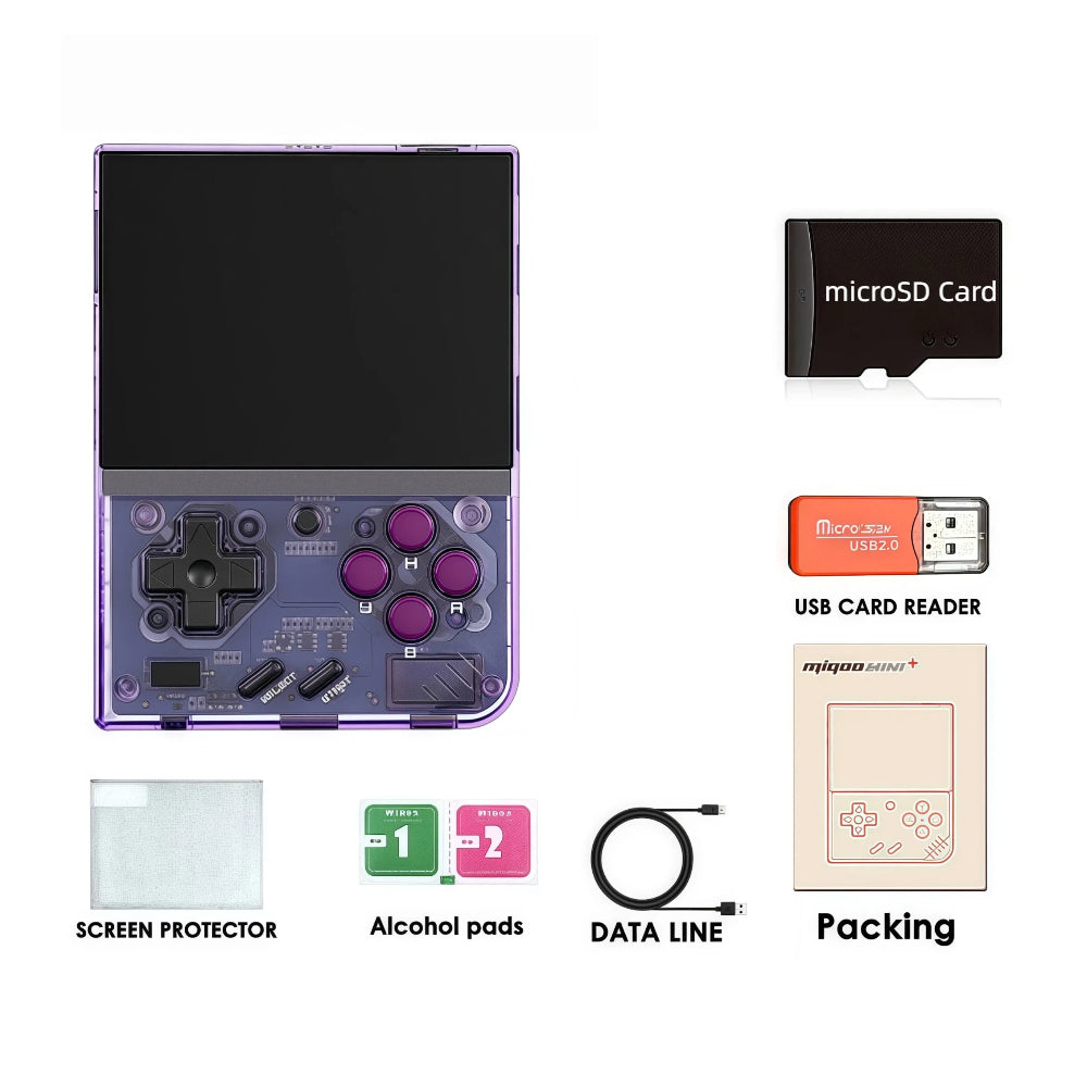 Miyoo Mini Plus Handheld Game Console – 3.5" IPS Screen